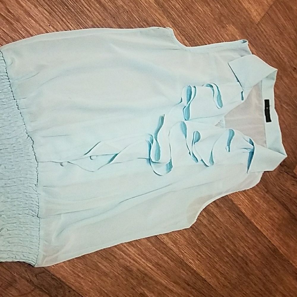 Light blue blouse